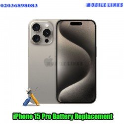 iPhone 15 Pro A2848 Battery Replacement Repair